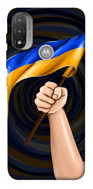 Чехол itsPrint Флаг для Motorola Moto E20, love ukraine, купить оптом с доставкой