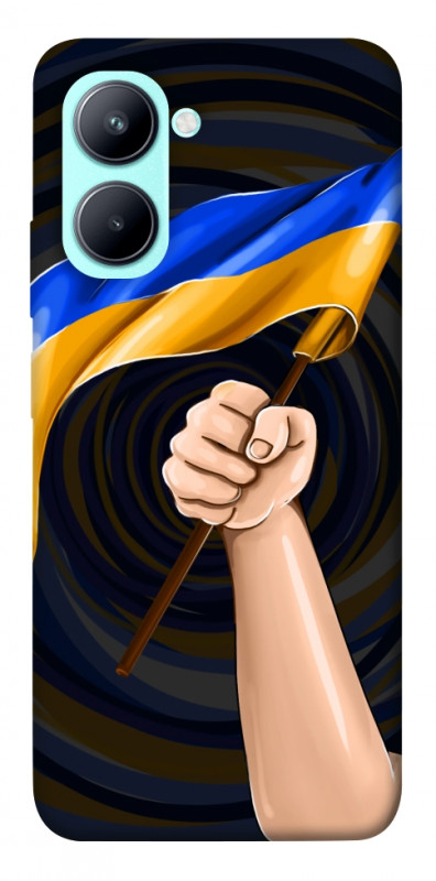 Чехол itsPrint Флаг для Realme C33, love ukraine, купить оптом с доставкой