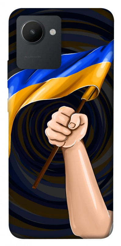 Чехол itsPrint Флаг для Realme C30, love ukraine, купить оптом с доставкой