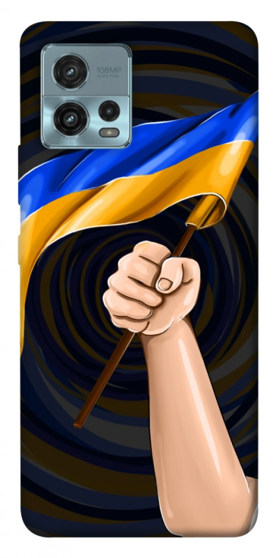 Чехол itsPrint Флаг для Motorola Moto G72, love ukraine, купить оптом с доставкой