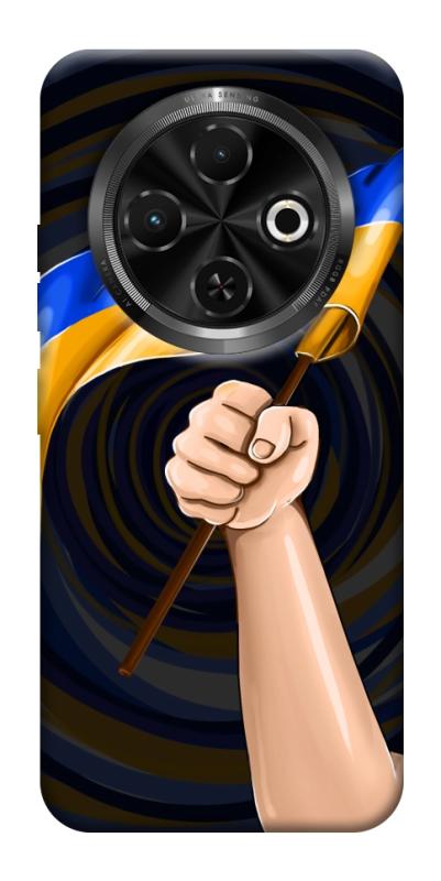 Чохол itsPrint Флаг для TECNO Spark 30C, love ukraine, купити оптом з доставкою