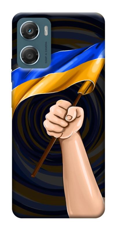 Чехол itsPrint Флаг для Motorola Moto G06, love ukraine, купить оптом с доставкой
