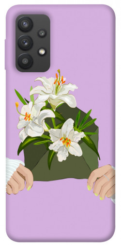 Чехол itsPrint Flower message для Samsung Galaxy A32 (A325F) 4G