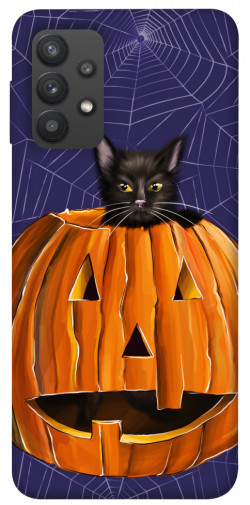Чехол itsPrint Cat and pumpkin для Samsung Galaxy A32 (A325F) 4G