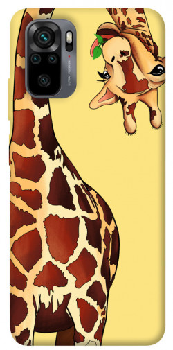 Чехол itsPrint Cool giraffe для Xiaomi Redmi Note 10 / Note 10s