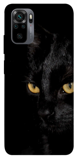 Чехол itsPrint Черный кот для Xiaomi Redmi Note 10 / Note 10s