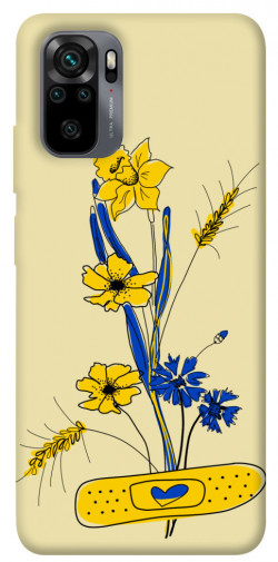 Чехол itsPrint Українські квіточки для Xiaomi Redmi Note 10 / Note 10s