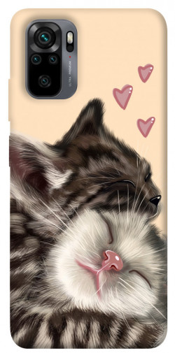 Чехол itsPrint Cats love для Xiaomi Redmi Note 10 / Note 10s