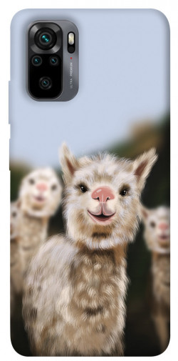Чехол itsPrint Funny llamas для Xiaomi Redmi Note 10 / Note 10s
