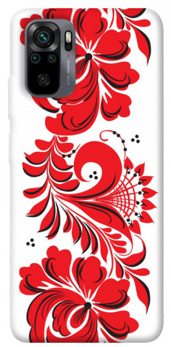 Чехол itsPrint Червона вишиванка для Xiaomi Redmi Note 10 / Note 10s