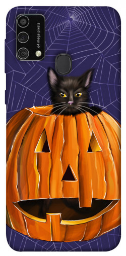 Чехол itsPrint Cat and pumpkin для Samsung Galaxy M21s