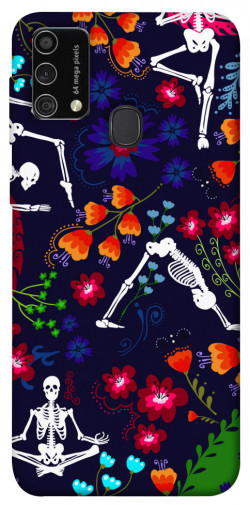Чехол itsPrint Yoga skeletons для Samsung Galaxy M21s