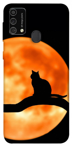 Чехол itsPrint Кот на фоне луны для Samsung Galaxy M21s