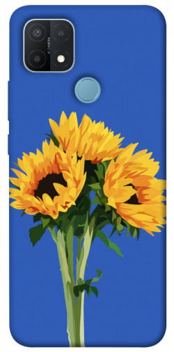Чехол itsPrint Bouquet of sunflowers для Oppo A15s / A15