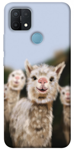 Чохол itsPrint Funny llamas для Oppo A15s / A15