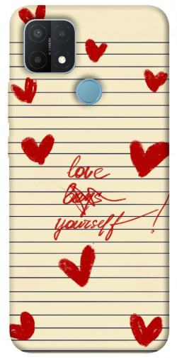Чехол itsPrint Love yourself для Oppo A15s / A15