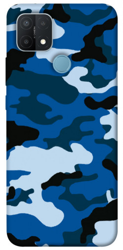 Чохол itsPrint Синій камуфляж 3 для Oppo A15s / A15