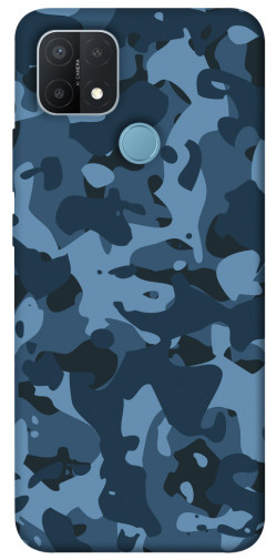 Чохол itsPrint Синій камуфляж для Oppo A15s / A15