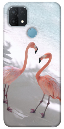 Чохол itsPrint Flamingos для Oppo A15s / A15