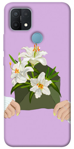 Чехол itsPrint Flower message для Oppo A15s / A15