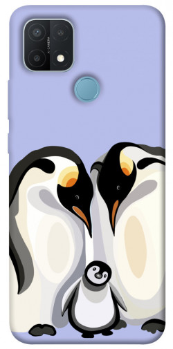 Чохол itsPrint Penguin family для Oppo A15s / A15