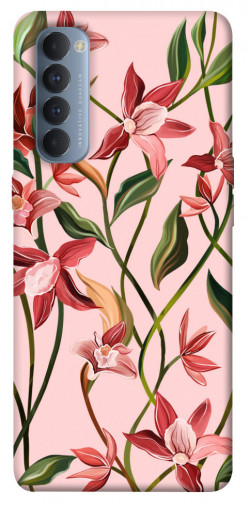 Чехол itsPrint Floral motifs для Oppo Reno 4 Pro