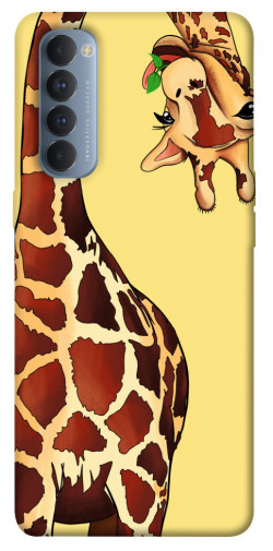 Чехол itsPrint Cool giraffe для Oppo Reno 4 Pro