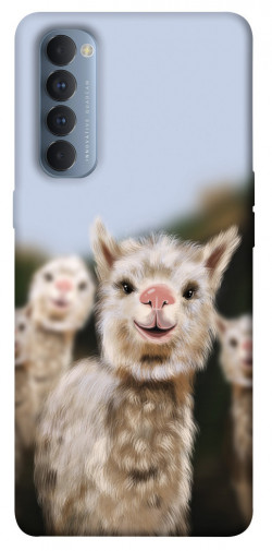 Чехол itsPrint Funny llamas для Oppo Reno 4 Pro