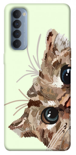 Чехол itsPrint Cat muzzle для Oppo Reno 4 Pro