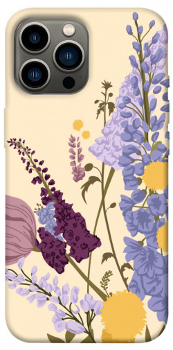 Чехол itsPrint Flowers art для Apple iPhone 13 Pro Max (6.7")