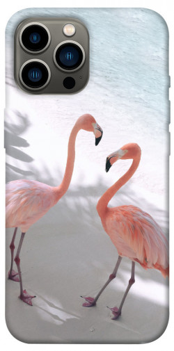 Чехол itsPrint Flamingos для Apple iPhone 13 Pro Max (6.7")