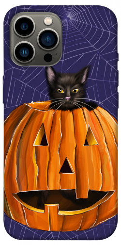 Чехол itsPrint Cat and pumpkin для Apple iPhone 13 Pro Max (6.7")