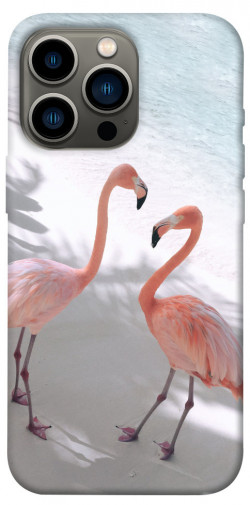 Чехол itsPrint Flamingos для Apple iPhone 13 Pro (6.1")