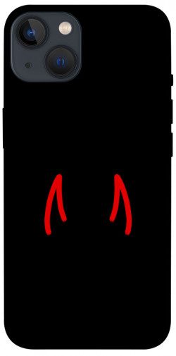Чехол itsPrint Red horns для Apple iPhone 13 (6.1")
