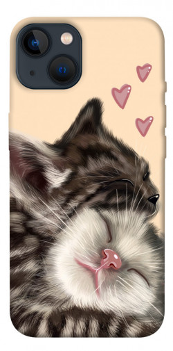Чехол itsPrint Cats love для Apple iPhone 13 (6.1")