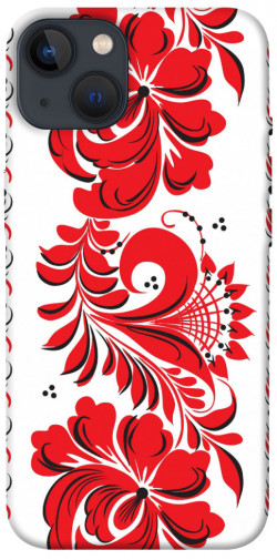 Чехол itsPrint Червона вишиванка для Apple iPhone 13 (6.1")