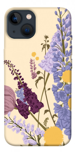 Чехол itsPrint Flowers art для Apple iPhone 13 (6.1")