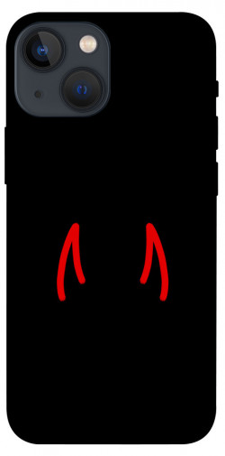 Чохол itsPrint Red horns для Apple iPhone 13 mini (5.4")