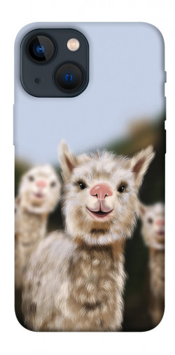 Чехол itsPrint Funny llamas для Apple iPhone 13 mini (5.4")