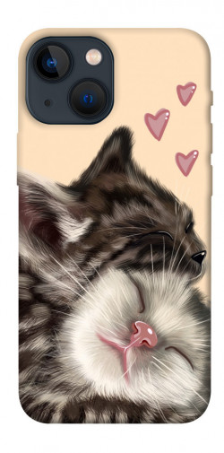 Чохол itsPrint Cats love для Apple iPhone 13 mini (5.4")