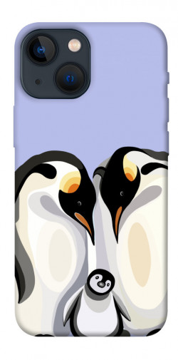 Чехол itsPrint Penguin family для Apple iPhone 13 mini (5.4")