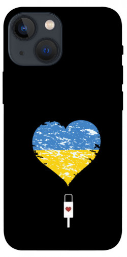 Чехол itsPrint З Україною в серці для Apple iPhone 13 mini (5.4")