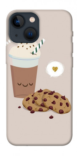 Чехол itsPrint Кофе с печеньем для Apple iPhone 13 mini (5.4")