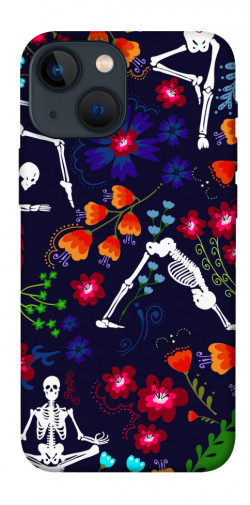 Чехол itsPrint Yoga skeletons для Apple iPhone 13 mini (5.4")