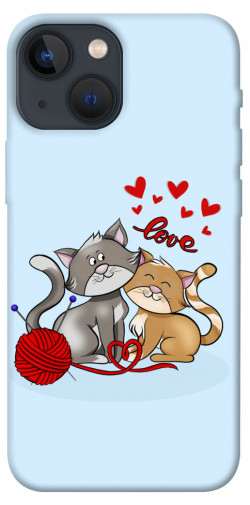 Чохол itsPrint Два коти Love для Apple iPhone 13 mini (5.4")
