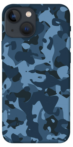 Чехол itsPrint Синий камуфляж для Apple iPhone 13 mini (5.4")