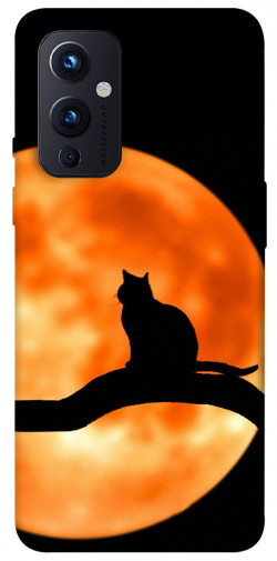 Чехол itsPrint Кот на фоне луны для OnePlus 9