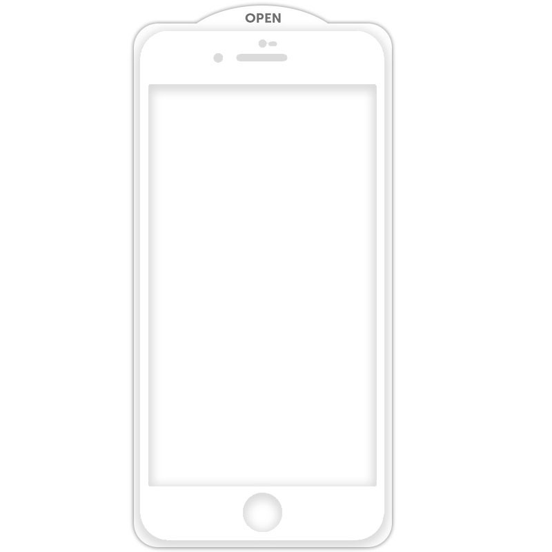 Закаленное защитное стекло SKLO 5D 9H Full Glue для Apple iPhone 7 / 8 (4.7) (тех.пак) на картинке №1