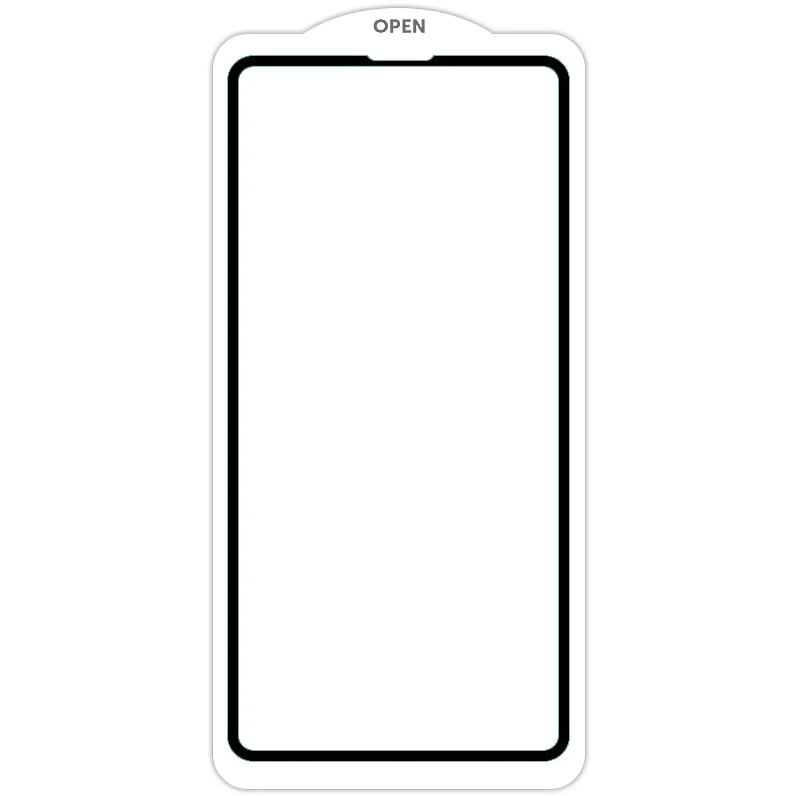 Защитное стекло SKLO 5D (тех.пак) для Apple iPhone 13 / 13 Pro / 14 / 16e / 17e (6.1"), Черный / Белая подложка, Закаленное стекло, купить оптом с доставкой