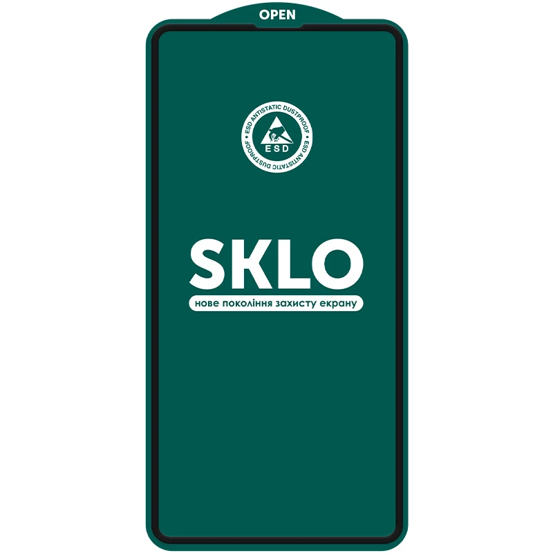Защитное стекло SKLO 5D (тех.пак) для Apple iPhone 16 Pro Max (6.9"), Черный, Закаленное стекло, купить оптом с доставкой